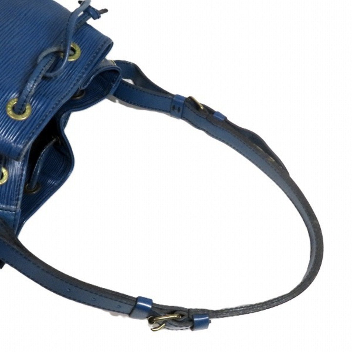 Louis Vuitton Blue Toledo Blue Leather Shoulder Bag