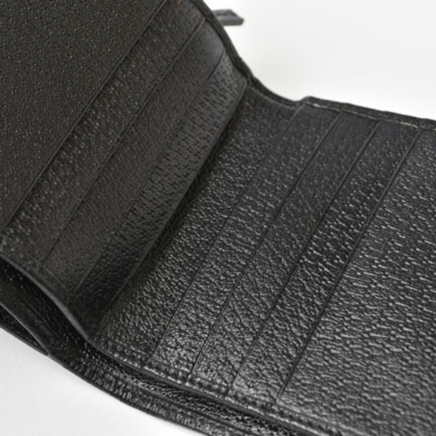 Gucci Black Gg Canvas Wallet (Bi-Fold)