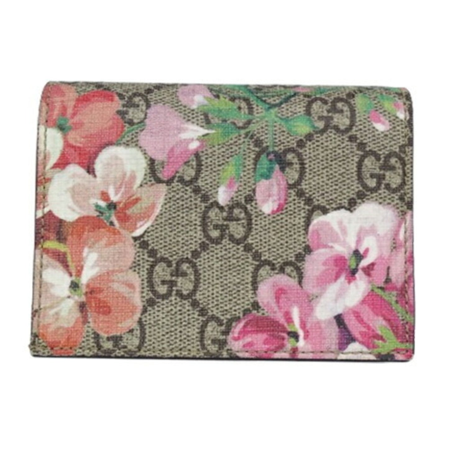 Gucci Gg Blooms Beige Pink Gg Supreme Wallet (Bi-Fold)