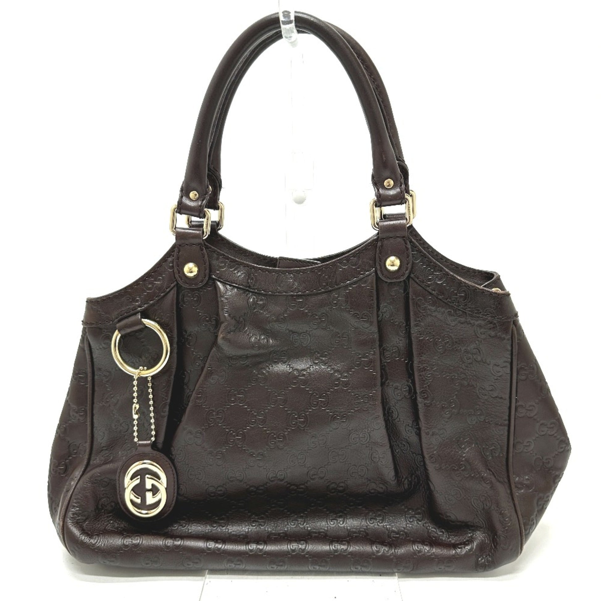 Gucci Brown Leather Tote Bag ()