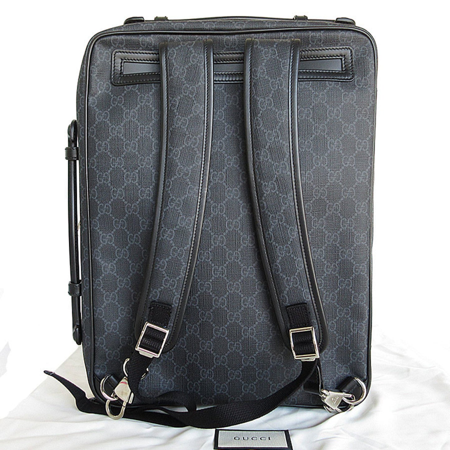 Gucci Gray Pvc Backpack Handbag