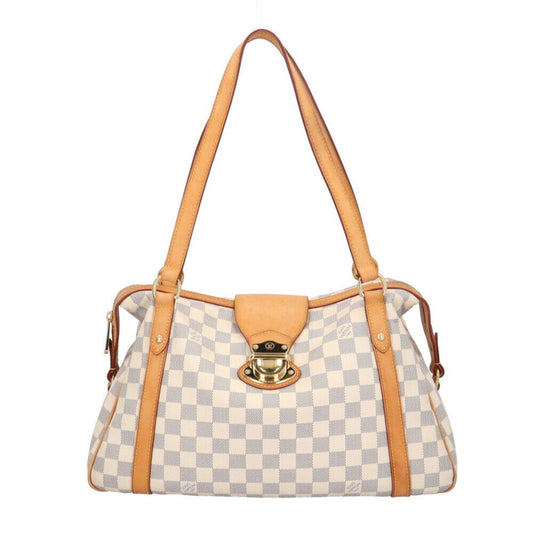 Louis Vuitton White Damier Azur Shoulder Bag ()