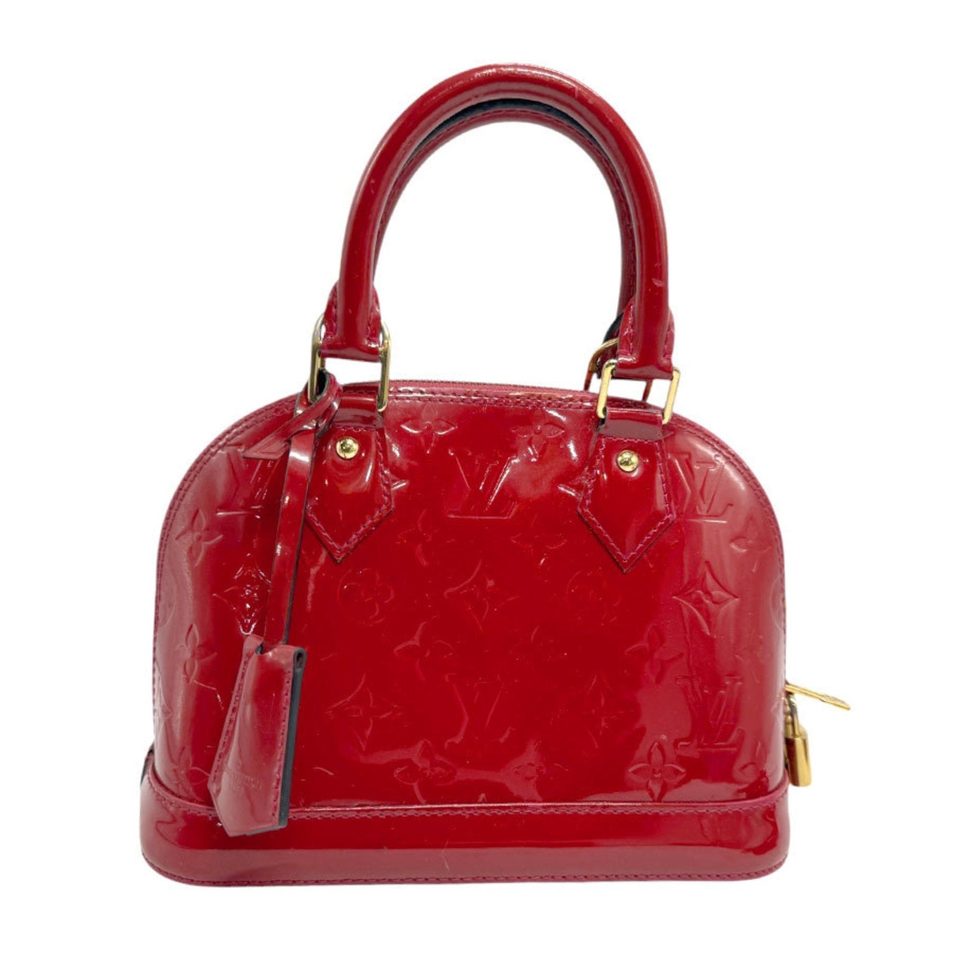 Louis Vuitton Monogram Vernis Red Color Monogram Vernis Handbag Shoulder Bag ()