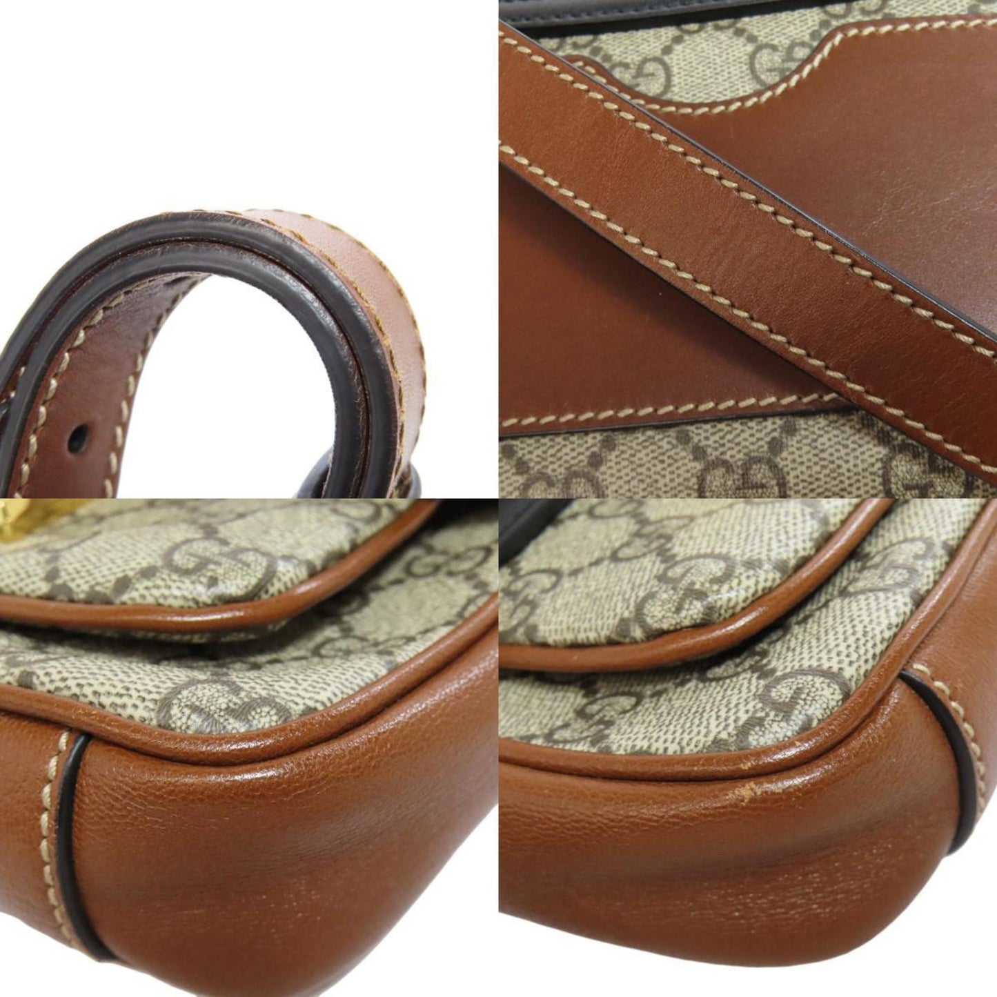 Gucci Brown Pvc Shoulder Bag