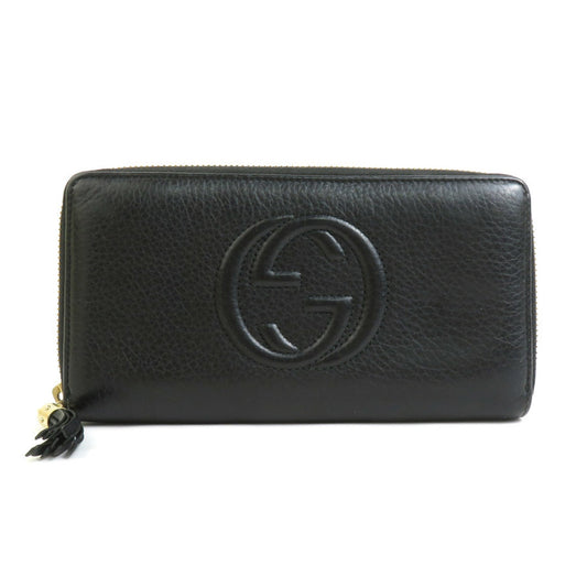 Gucci Black Leather Wallet (Bi-Fold) ()