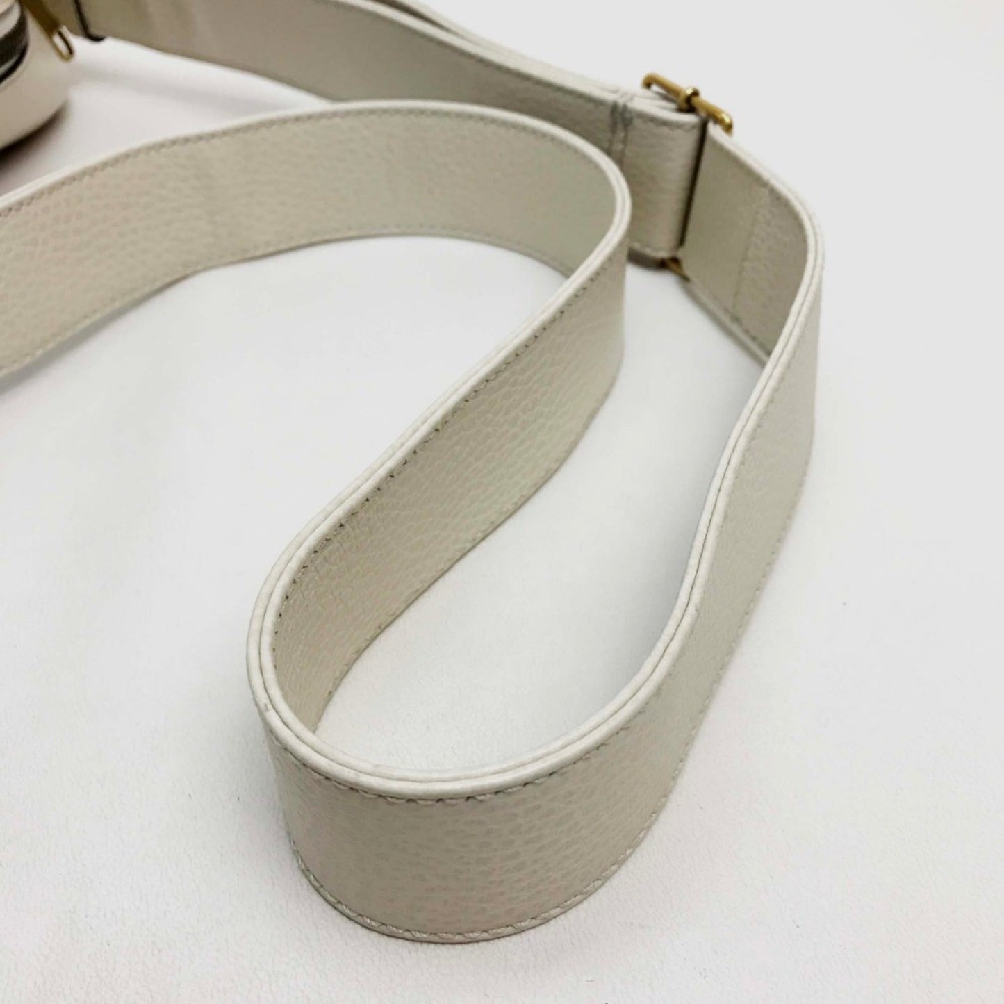 Gucci White Leather Shoulder Bag
