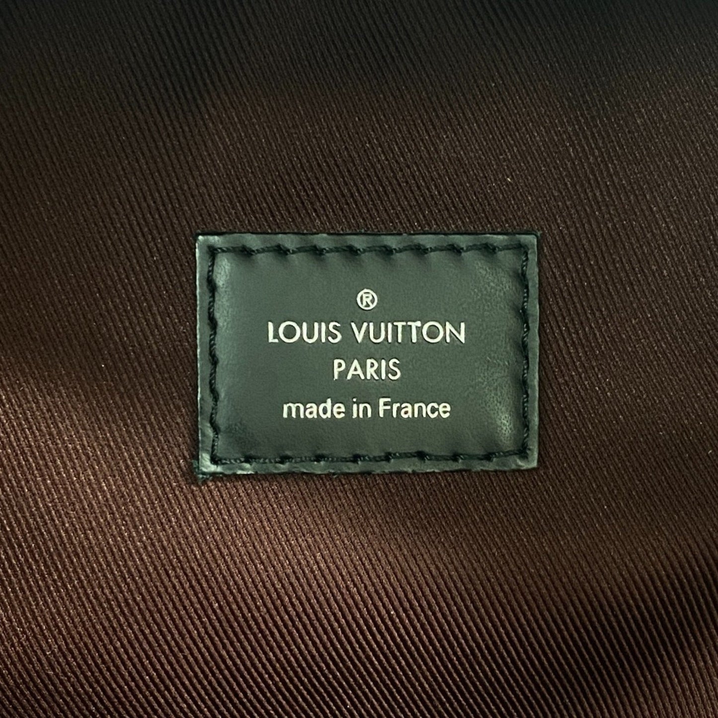Louis Vuitton Monogram Black Brown Monogram Leather Backpack