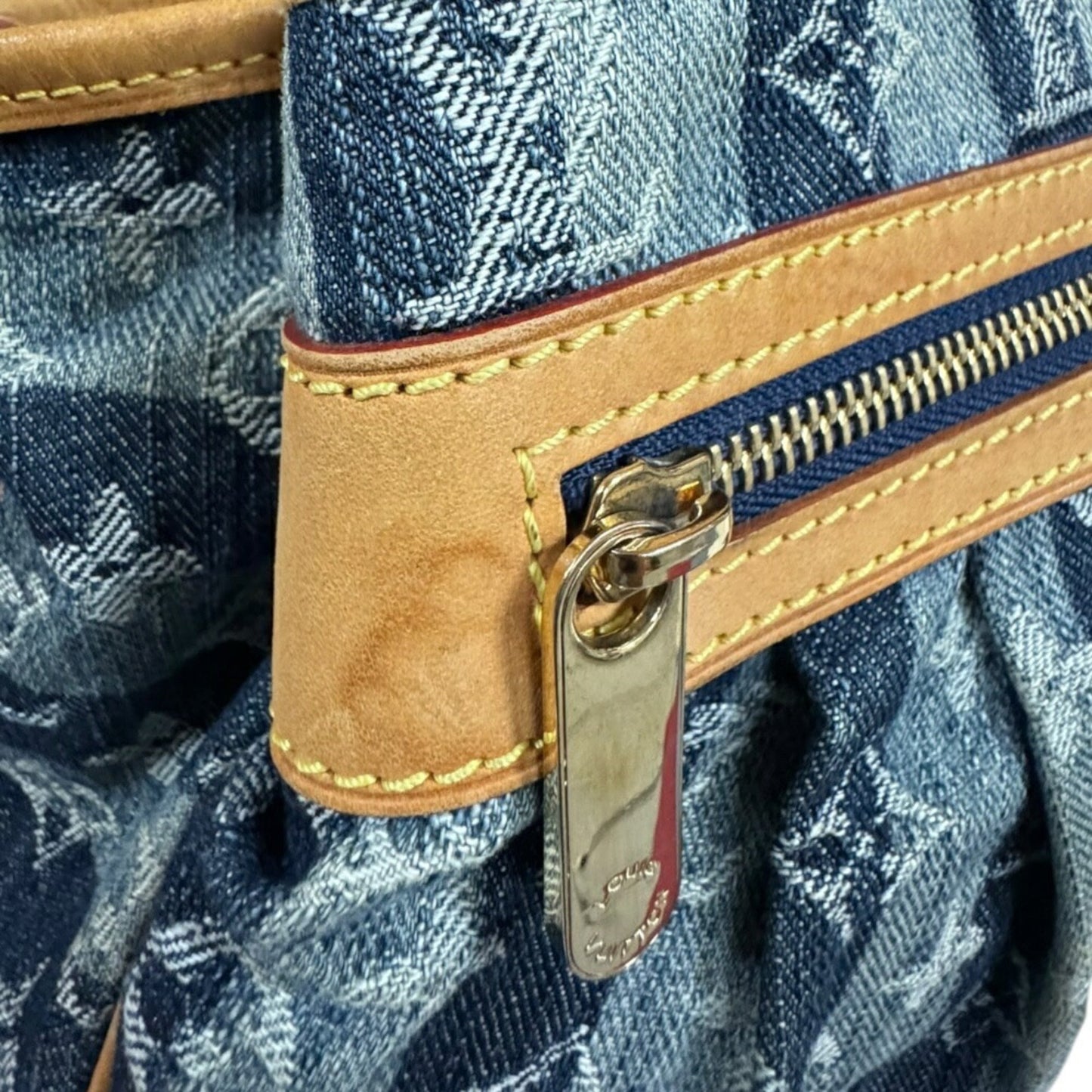 Louis Vuitton Blue Monogram Denim Shoulder Bag