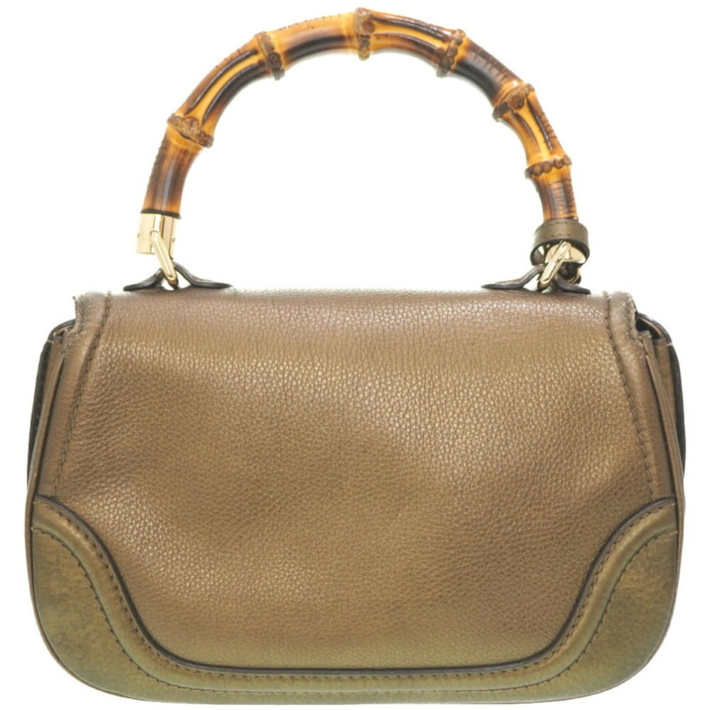 Gucci Gold Leather Handbag