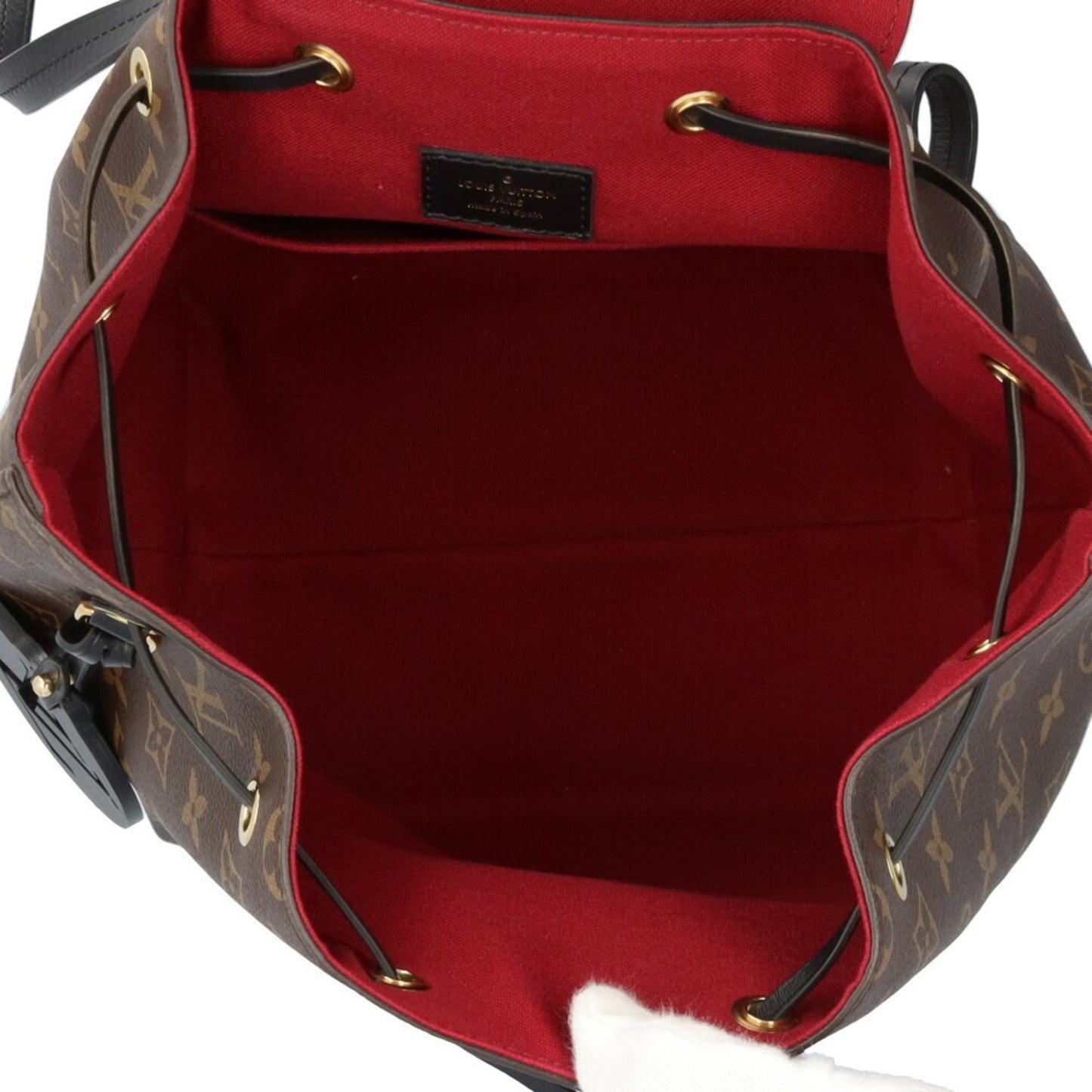 Louis Vuitton Black Brown Monogram Backpack