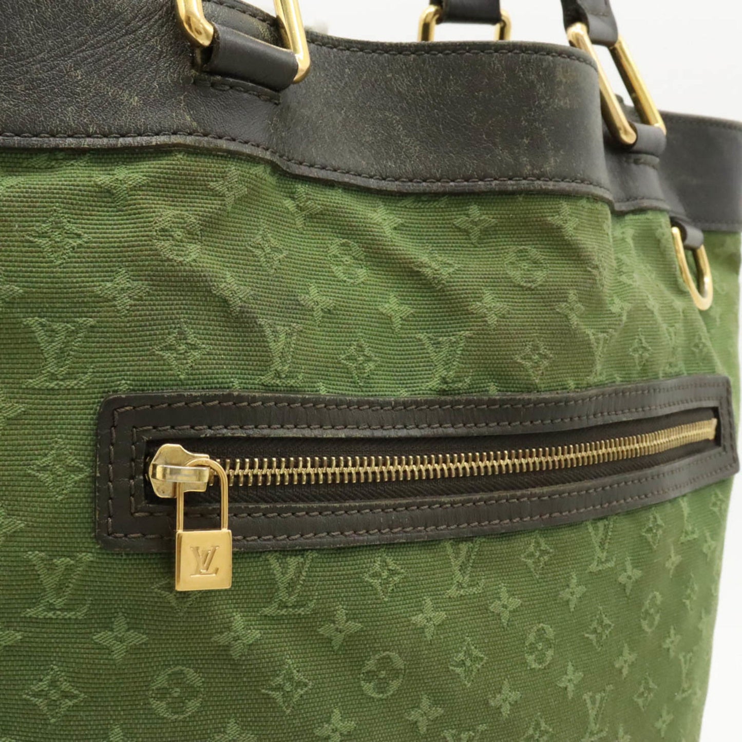 Louis Vuitton Monogram Mini Tst Khaki Canvas Shoulder Bag Tote Bag
