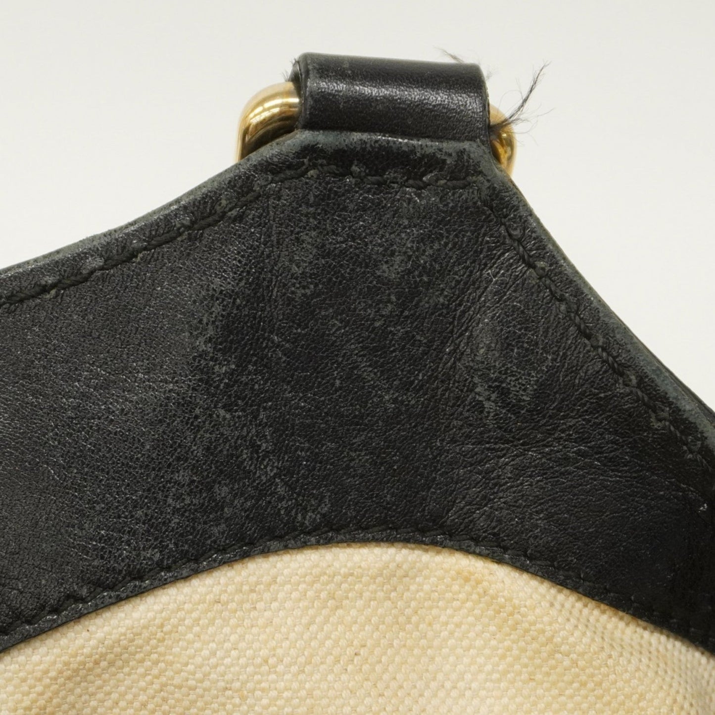 Gucci Black Leather Tote Bag