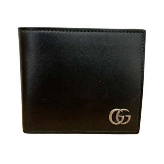Gucci Black Leather Wallet (Bi-Fold)