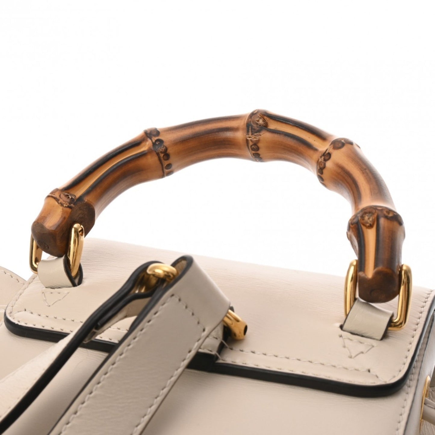 Gucci Ivory Leather Backpack