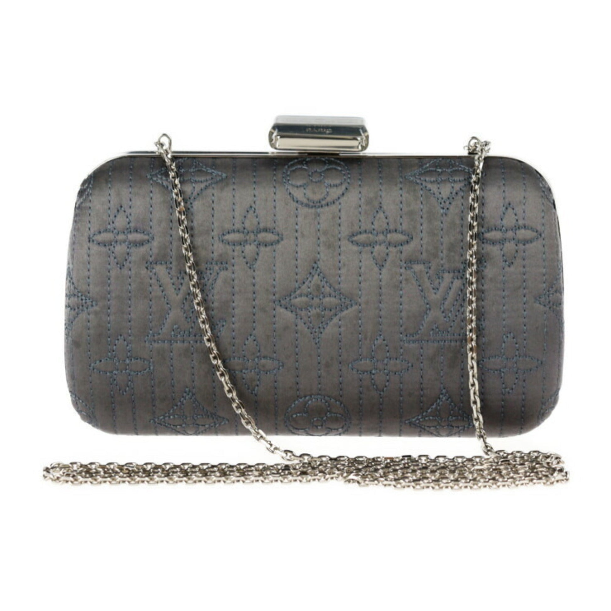 Louis Vuitton Monogram Gray Monogram Pochette Shoulder Bag ()