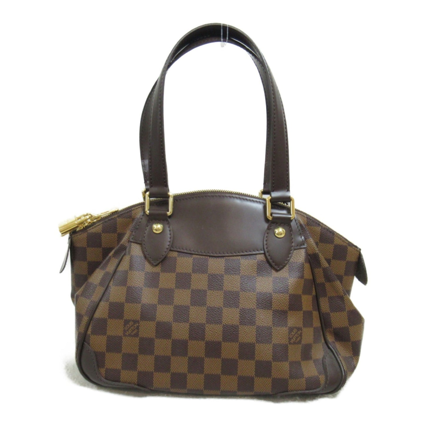 Louis Vuitton Brown Coated Canvas Damier Azur Pvc Shoulder Bag
