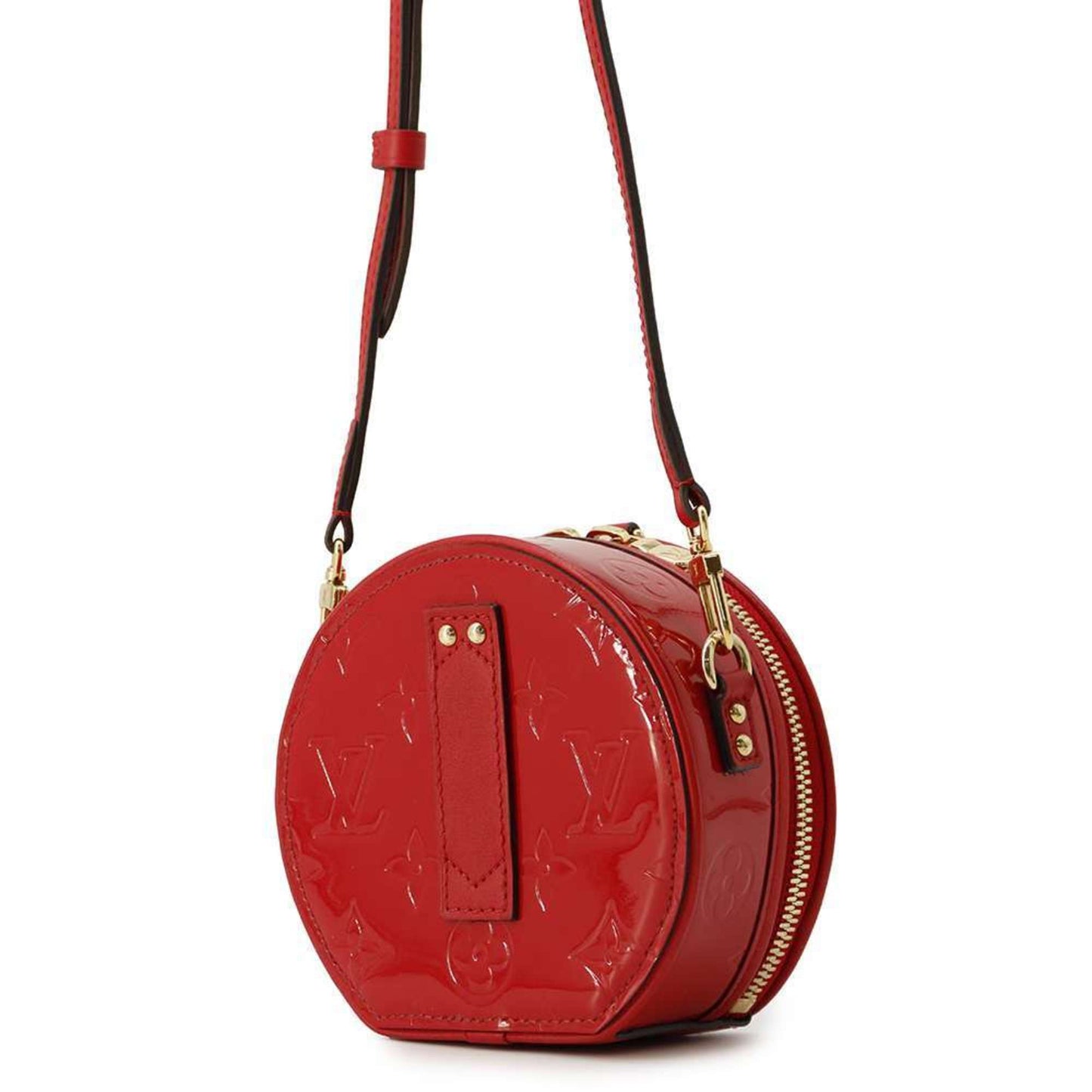 Louis Vuitton Rouge Monogram Vernis Pochette Shoulder Bag