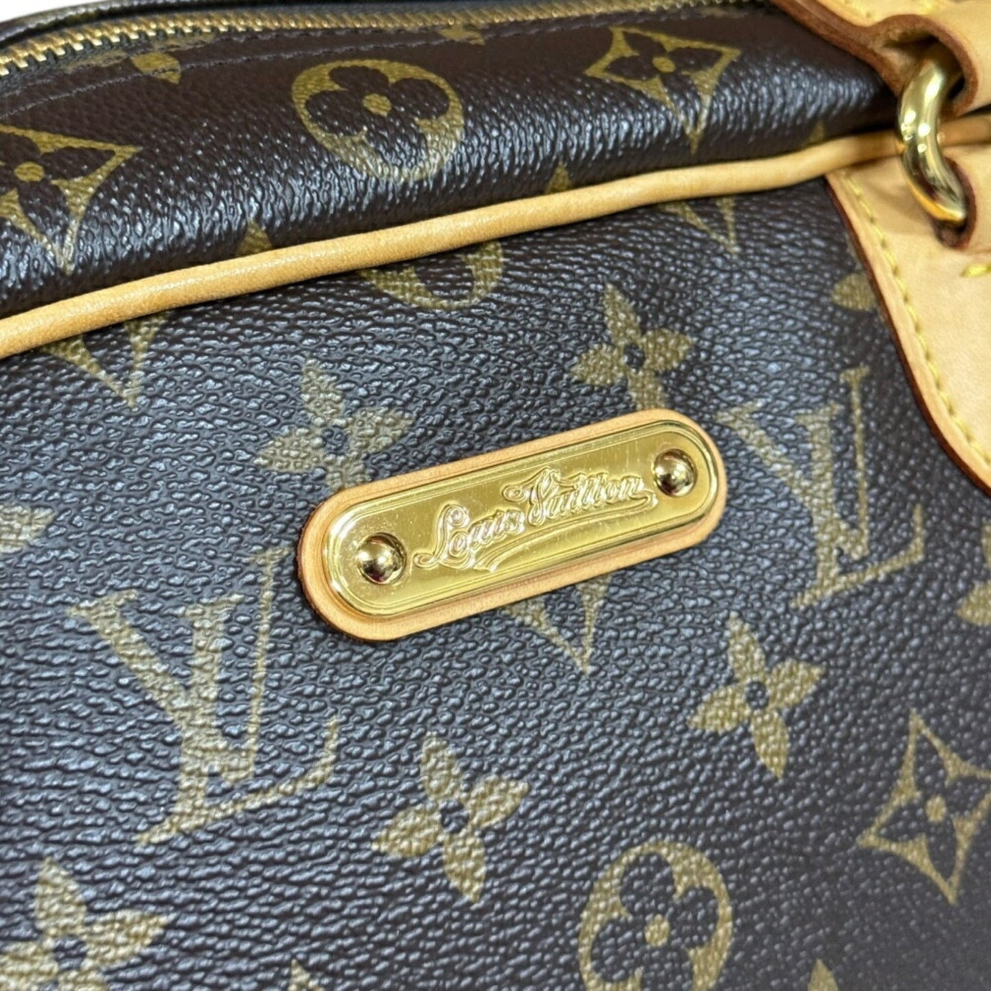 Louis Vuitton Brown Monogram Canvas Shoulder Bag