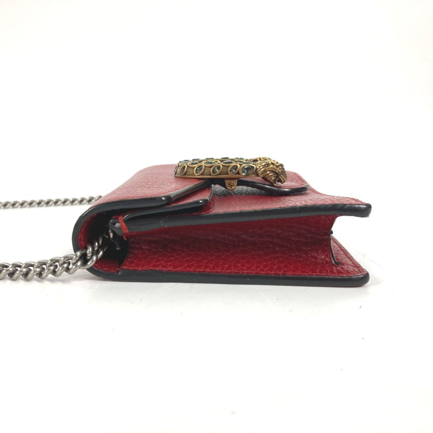 Gucci Red Leather Shoulder Bag