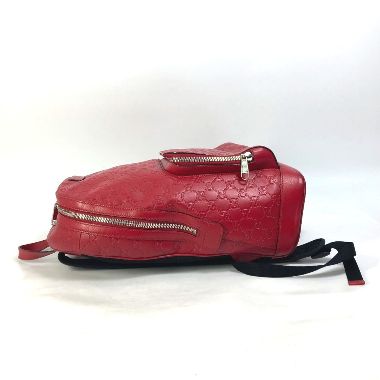 Gucci Red Leather Backpack