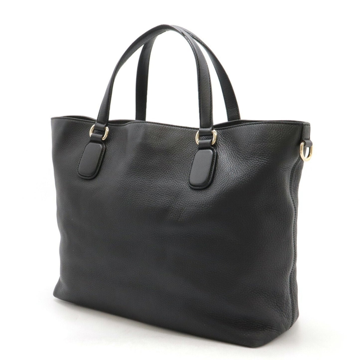 Gucci Soho Black Leather Shoulder Bag Tote Bag