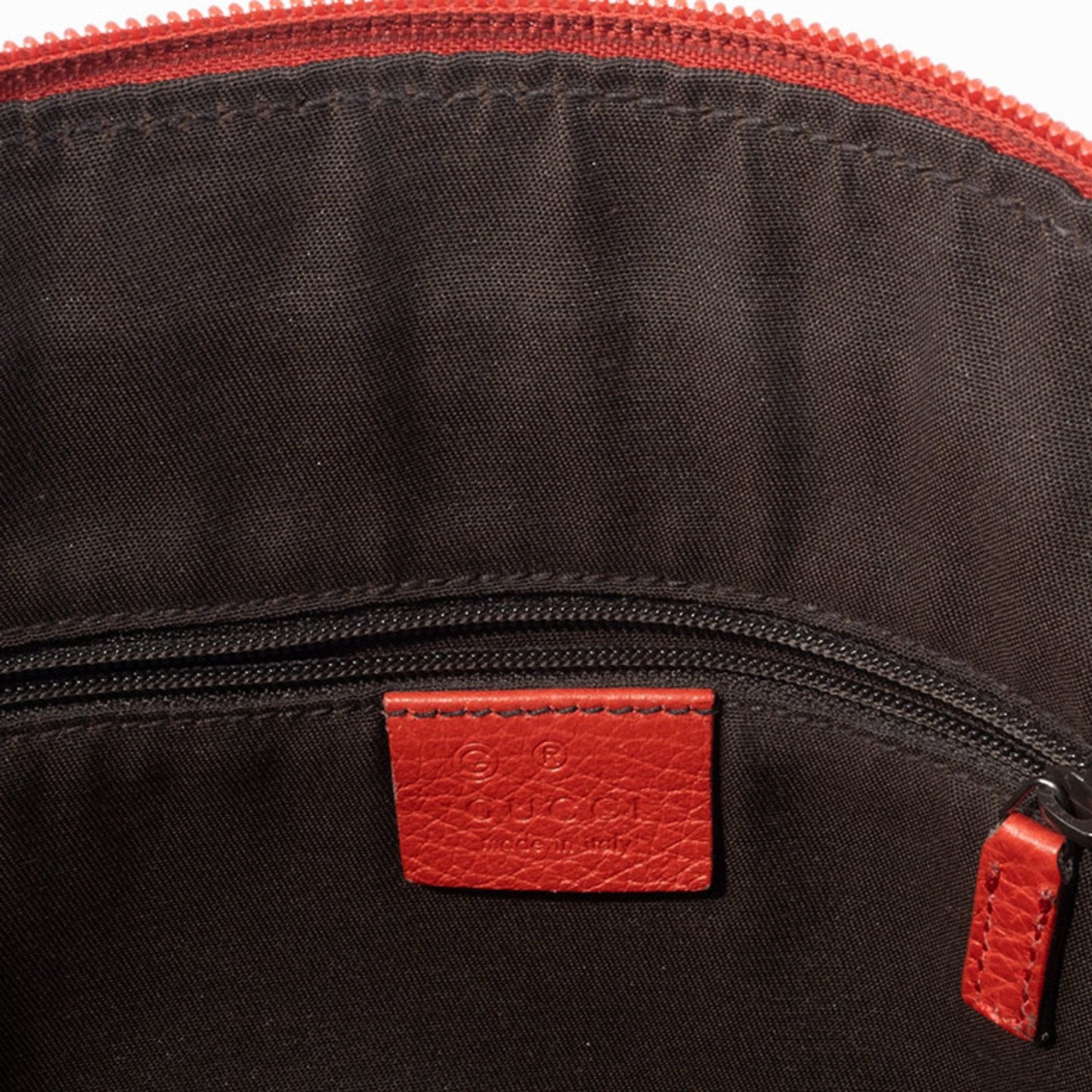 Gucci Abbey Red Color Leather Shoulder Bag