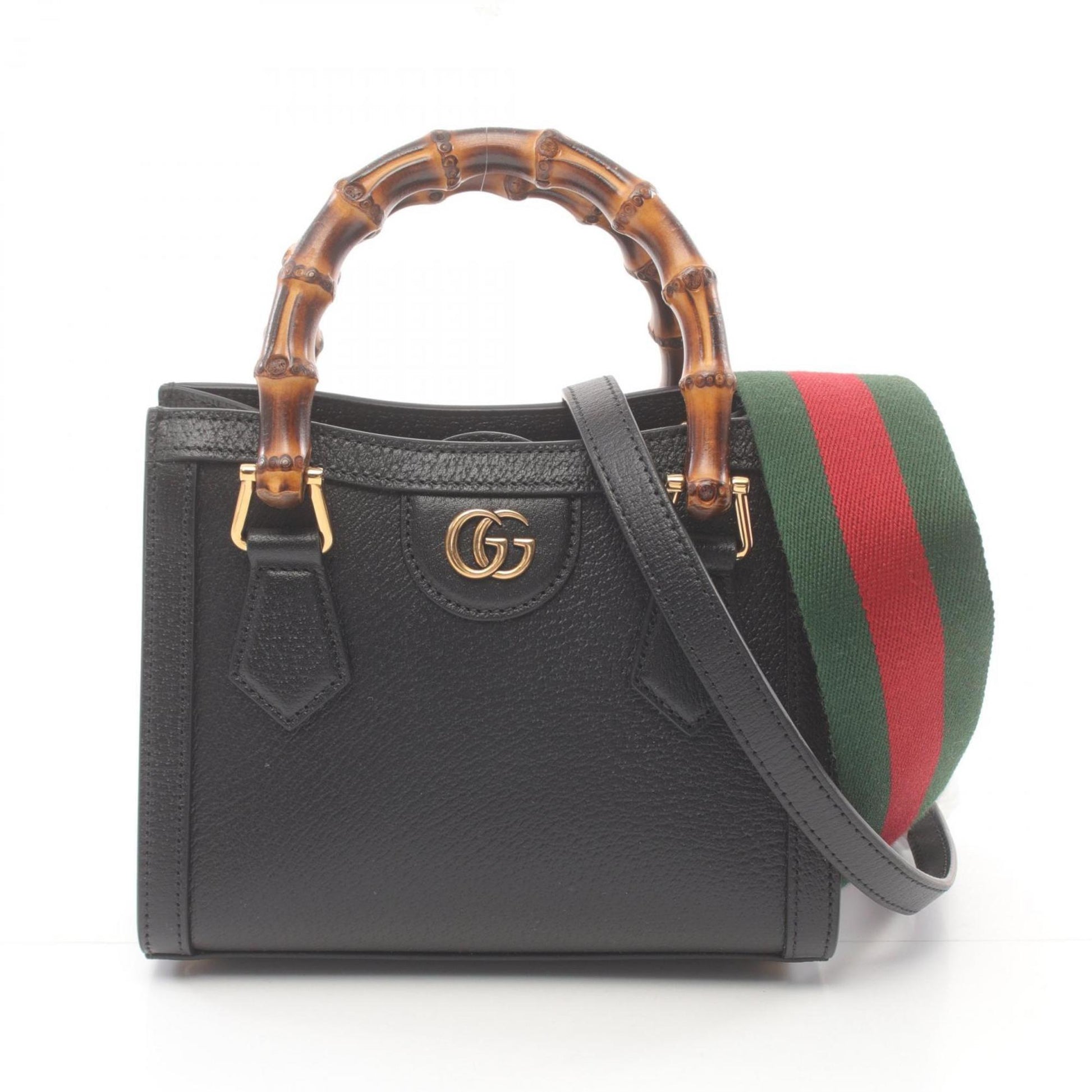 Gucci Black Leather Tote Bag ()