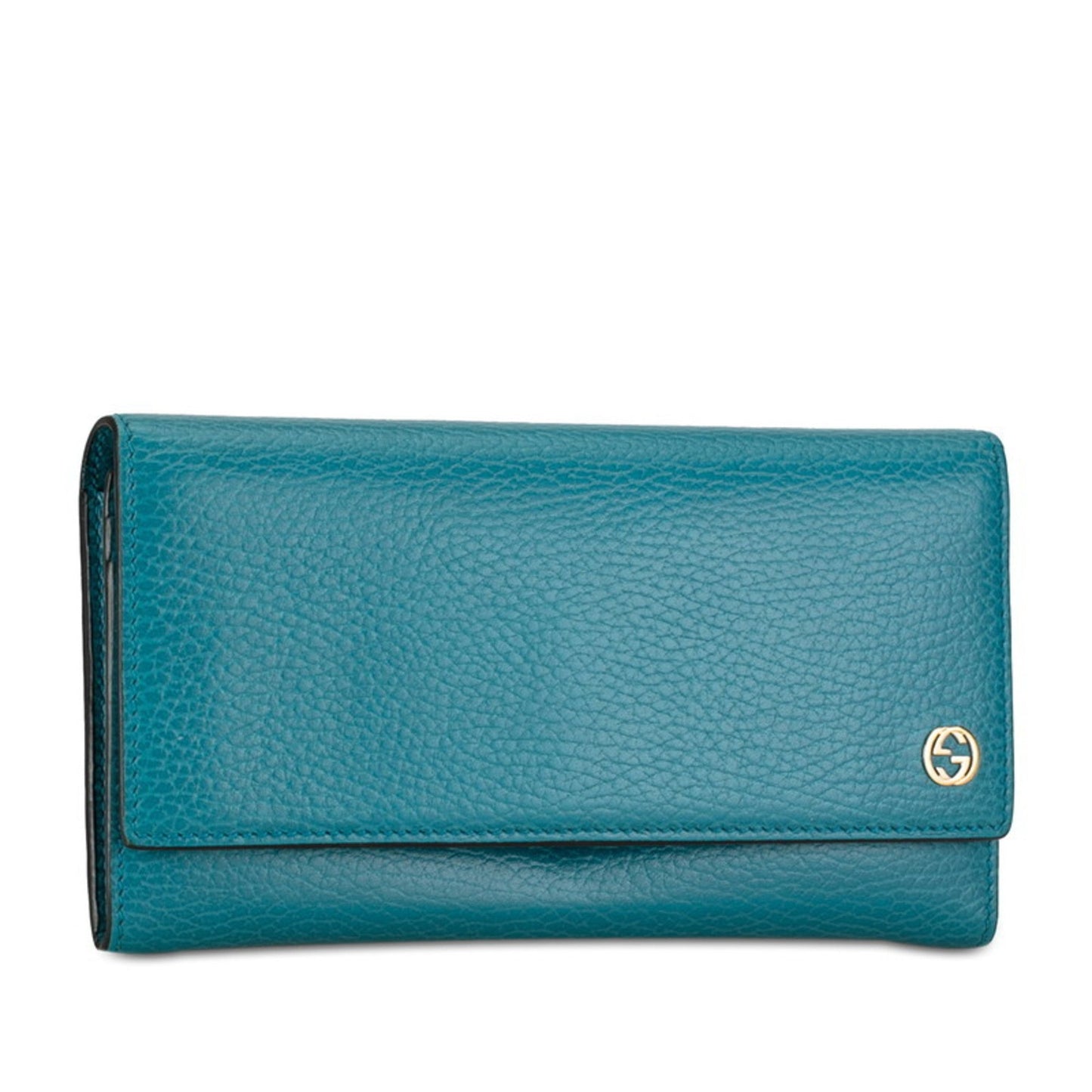Gucci Blue Turquoise Leather Coin Purse/Coin Case