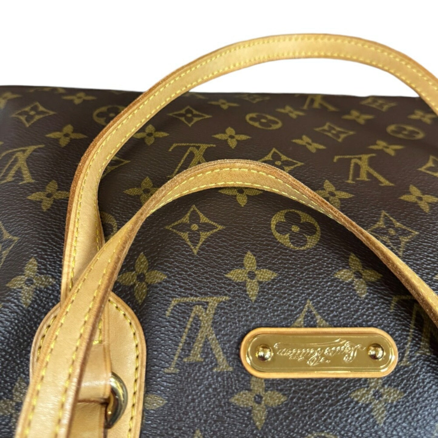 Louis Vuitton Brown Monogram Canvas Shoulder Bag