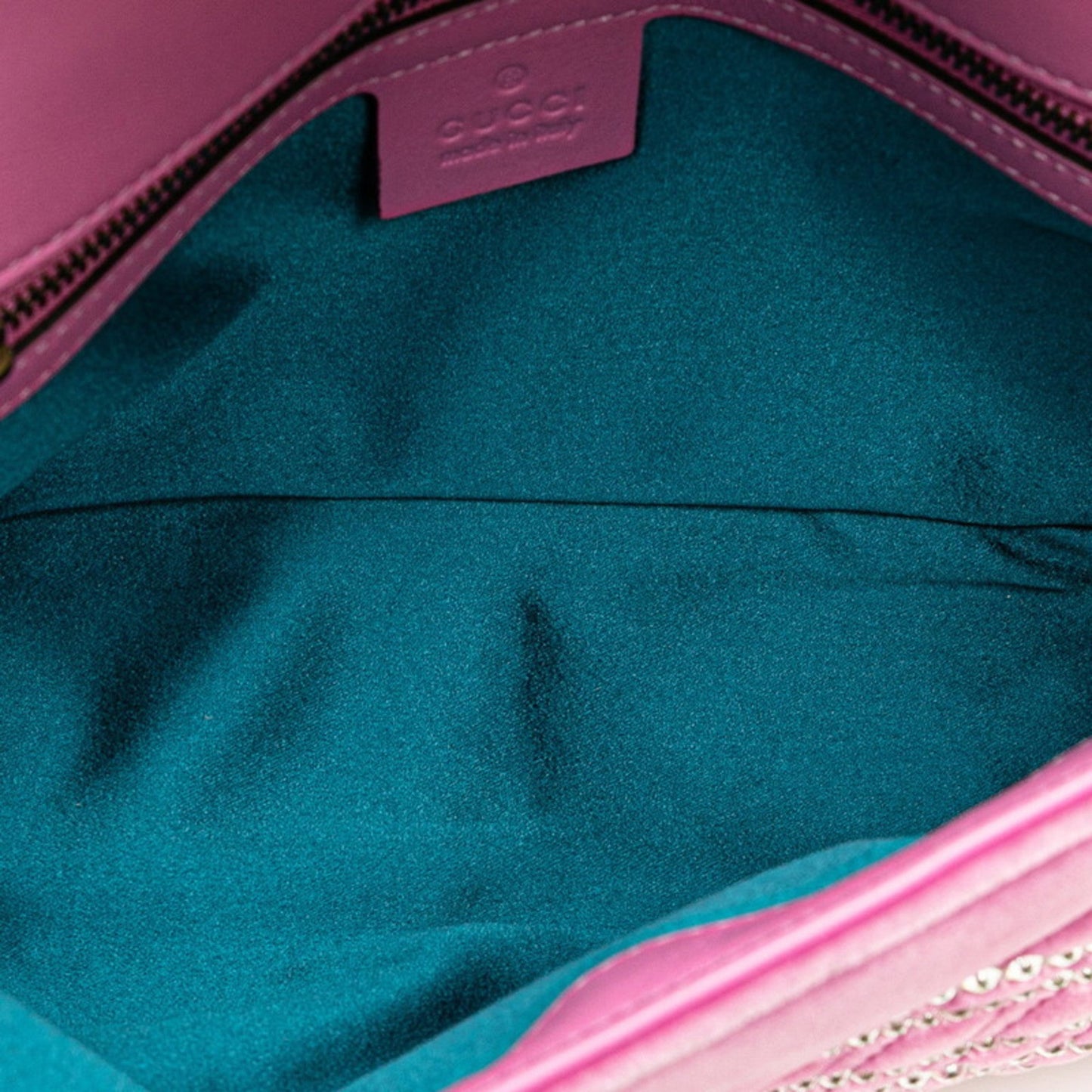 Gucci Pink Velvet Shoulder Bag
