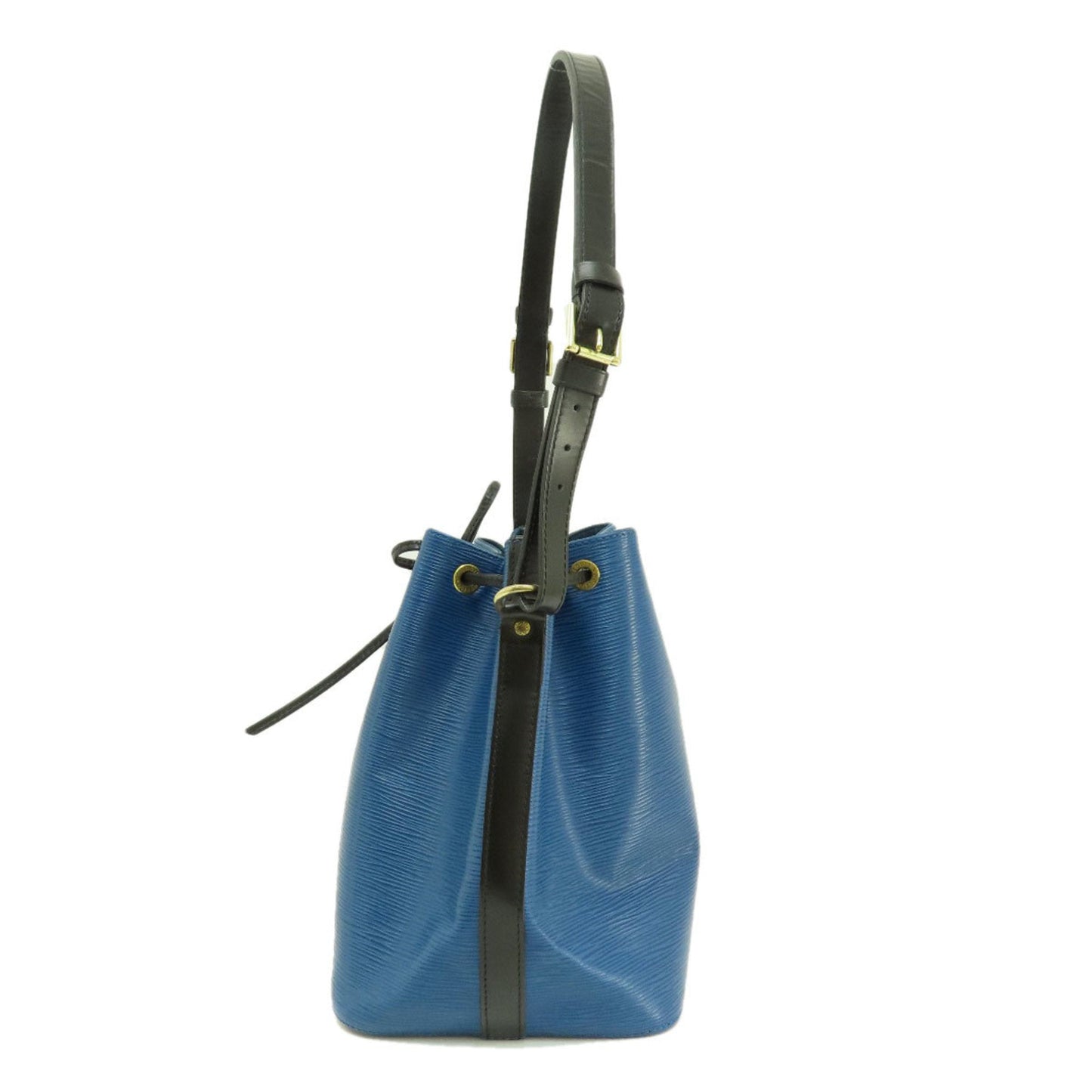 Louis Vuitton Black Blue Epi Leather Shoulder Bag