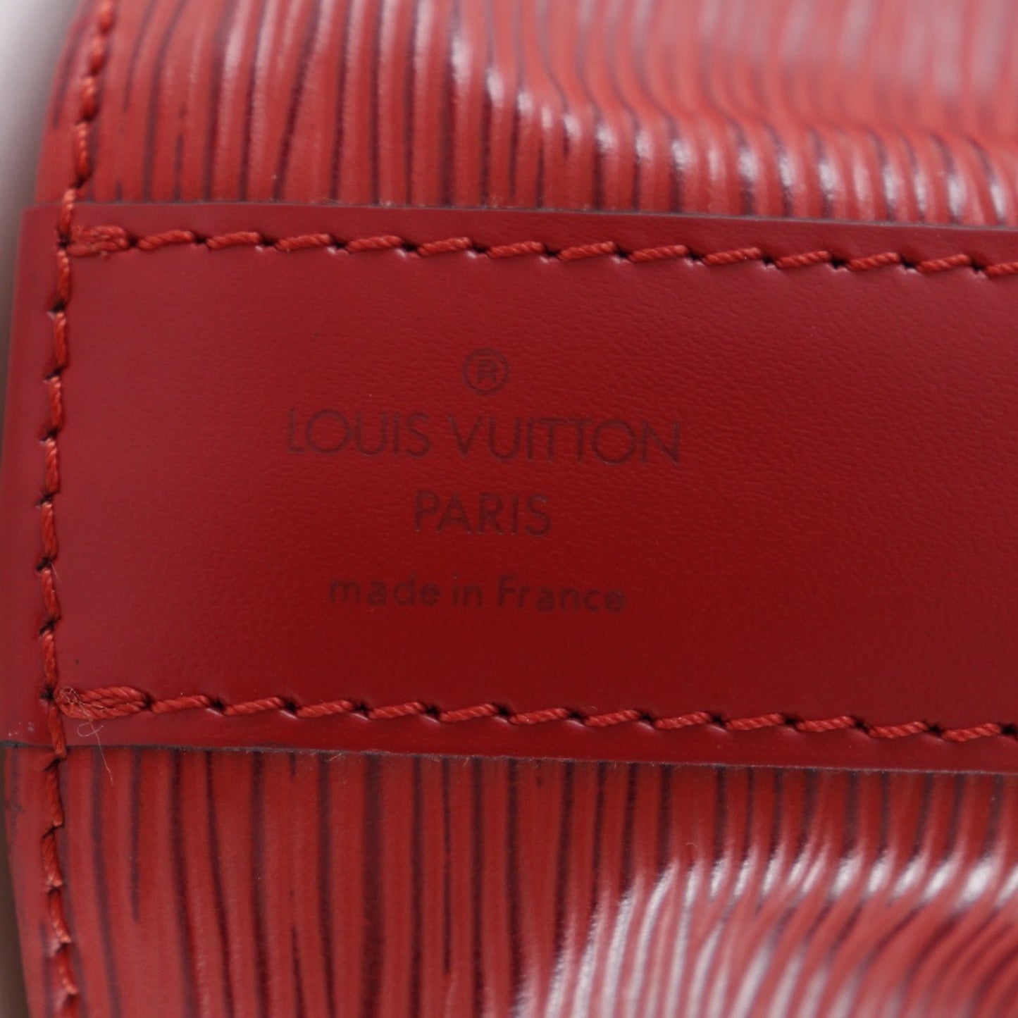 Louis Vuitton Castilian Red Red Color Epi Leather Shoulder Bag