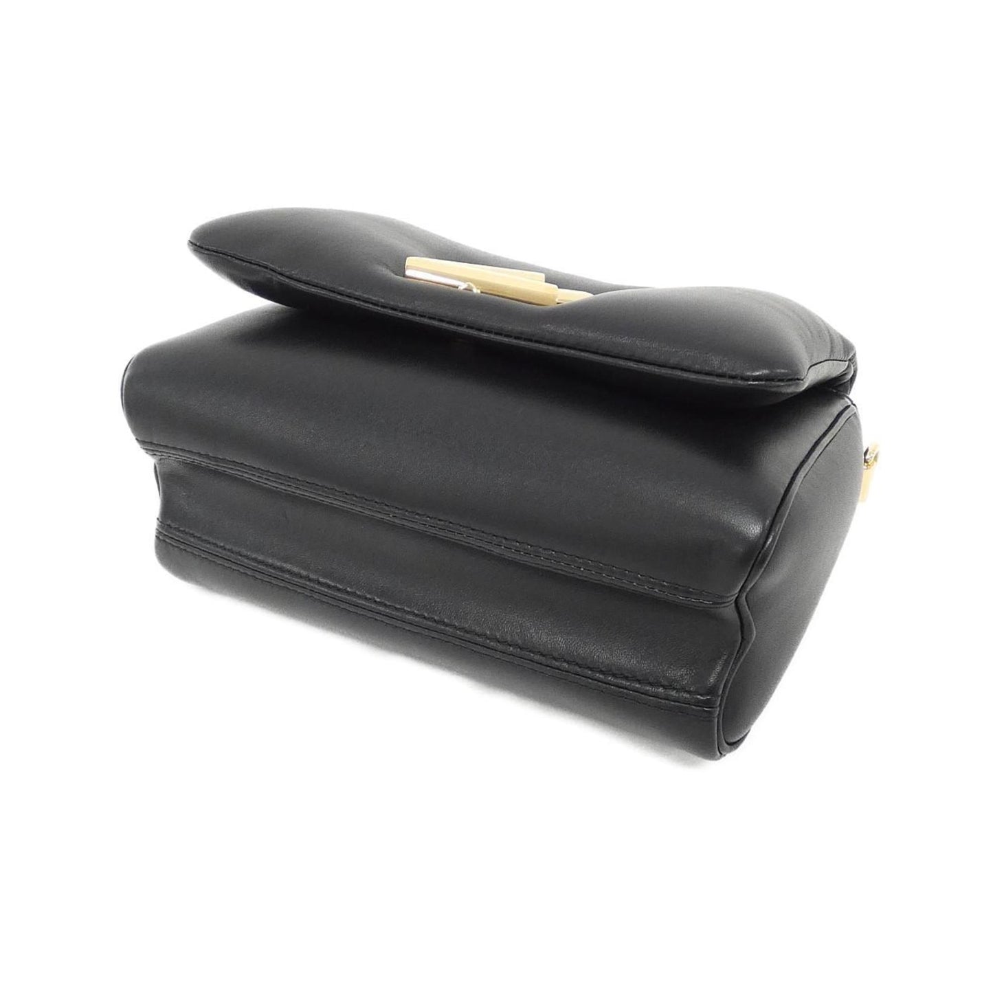 Louis Vuitton Black Leather Shoulder Bag