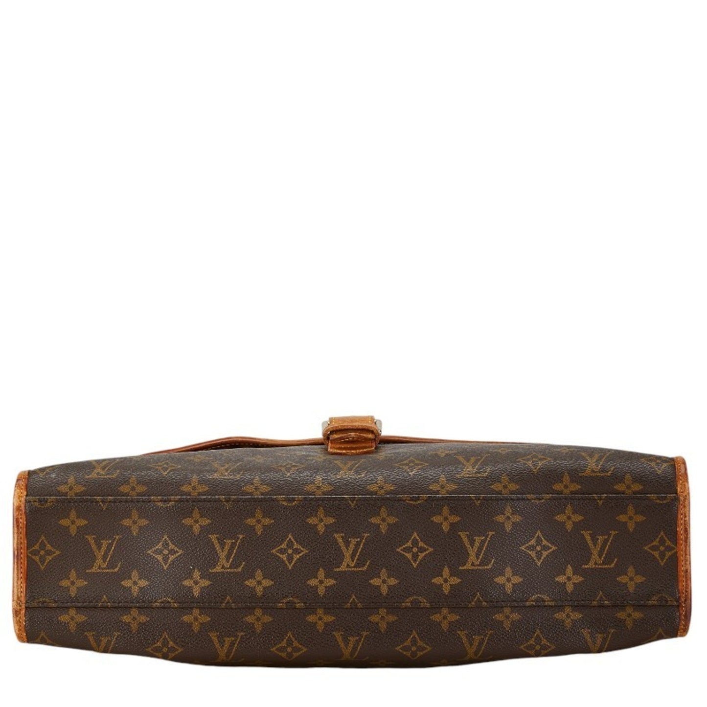 Louis Vuitton Brown Pvc Leather Handbag Shoulder Bag