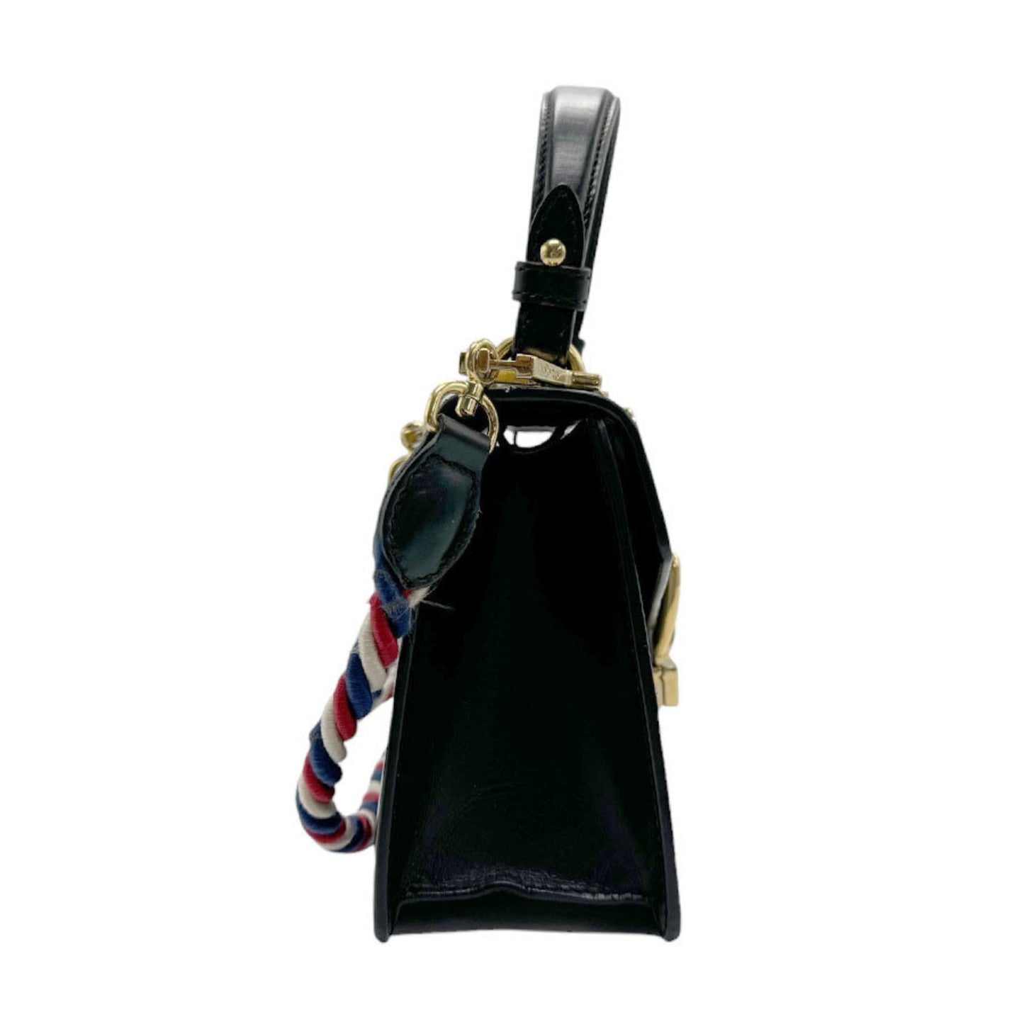 Gucci Black Leather Handbag Shoulder Bag