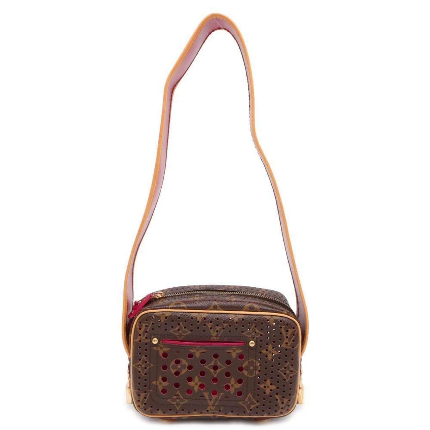 Louis Vuitton Monogram Perfo Fuchsia Monogram Monogram Perforated Shoulder Bag ()