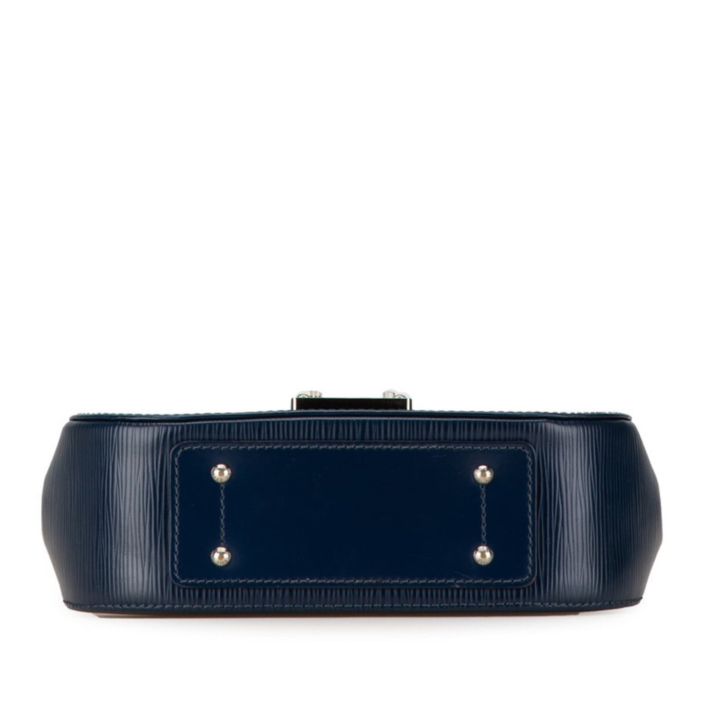 Louis Vuitton Navy Leather Handbag Shoulder Bag