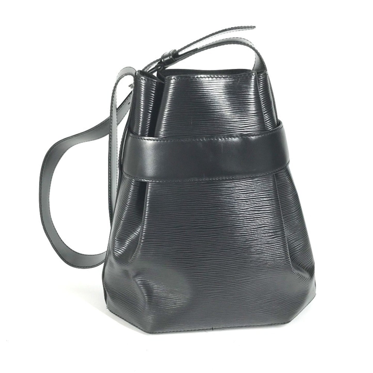 Louis Vuitton Black Noir Epi Leather Shoulder Bag