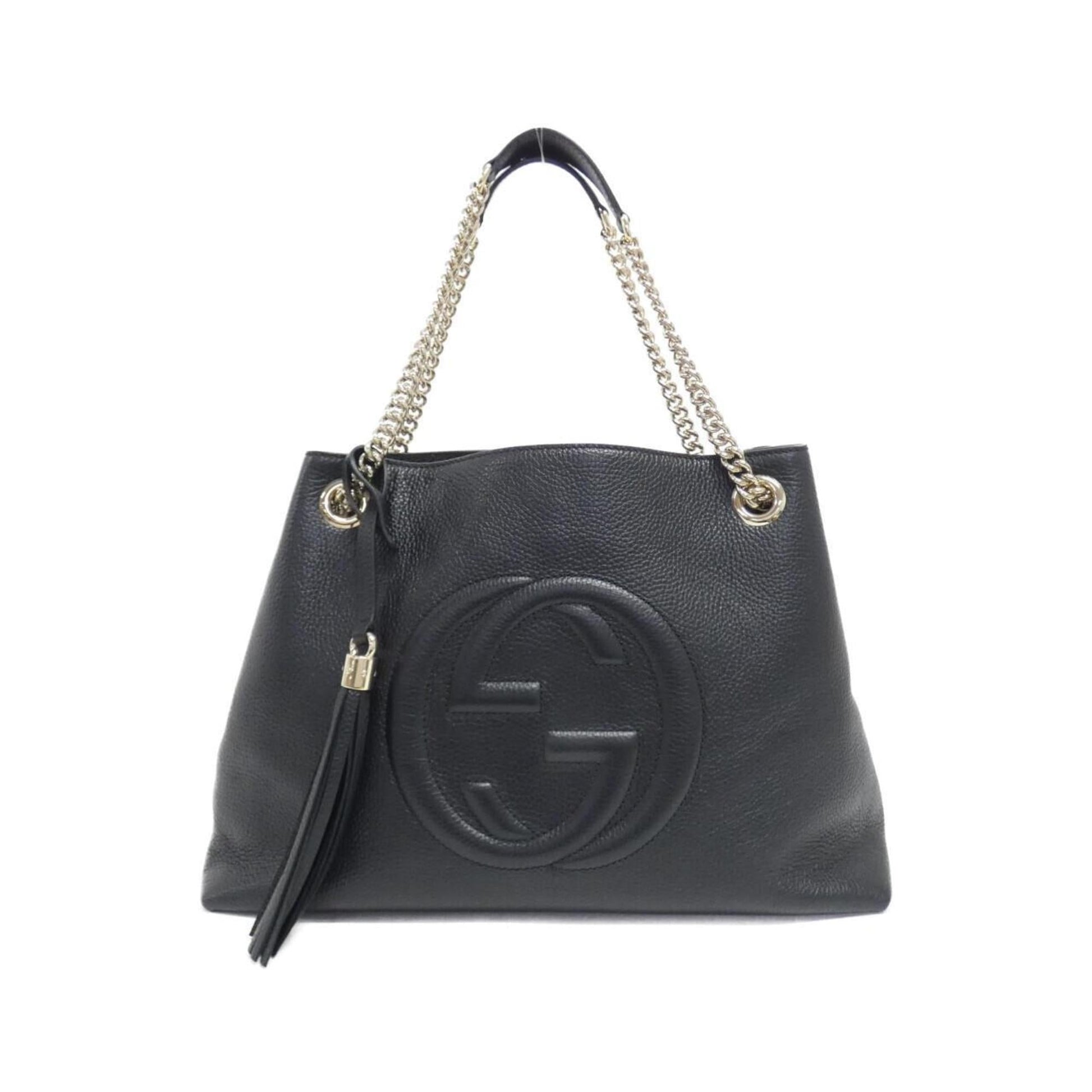 Gucci Black Leather Shoulder Bag ()