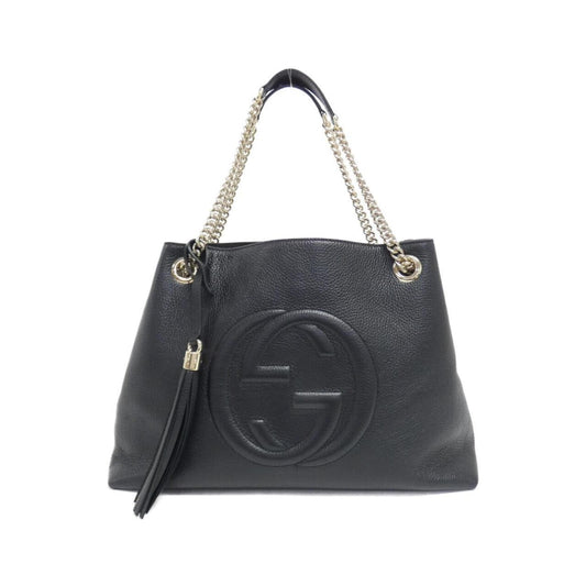 Gucci Black Leather Shoulder Bag ()