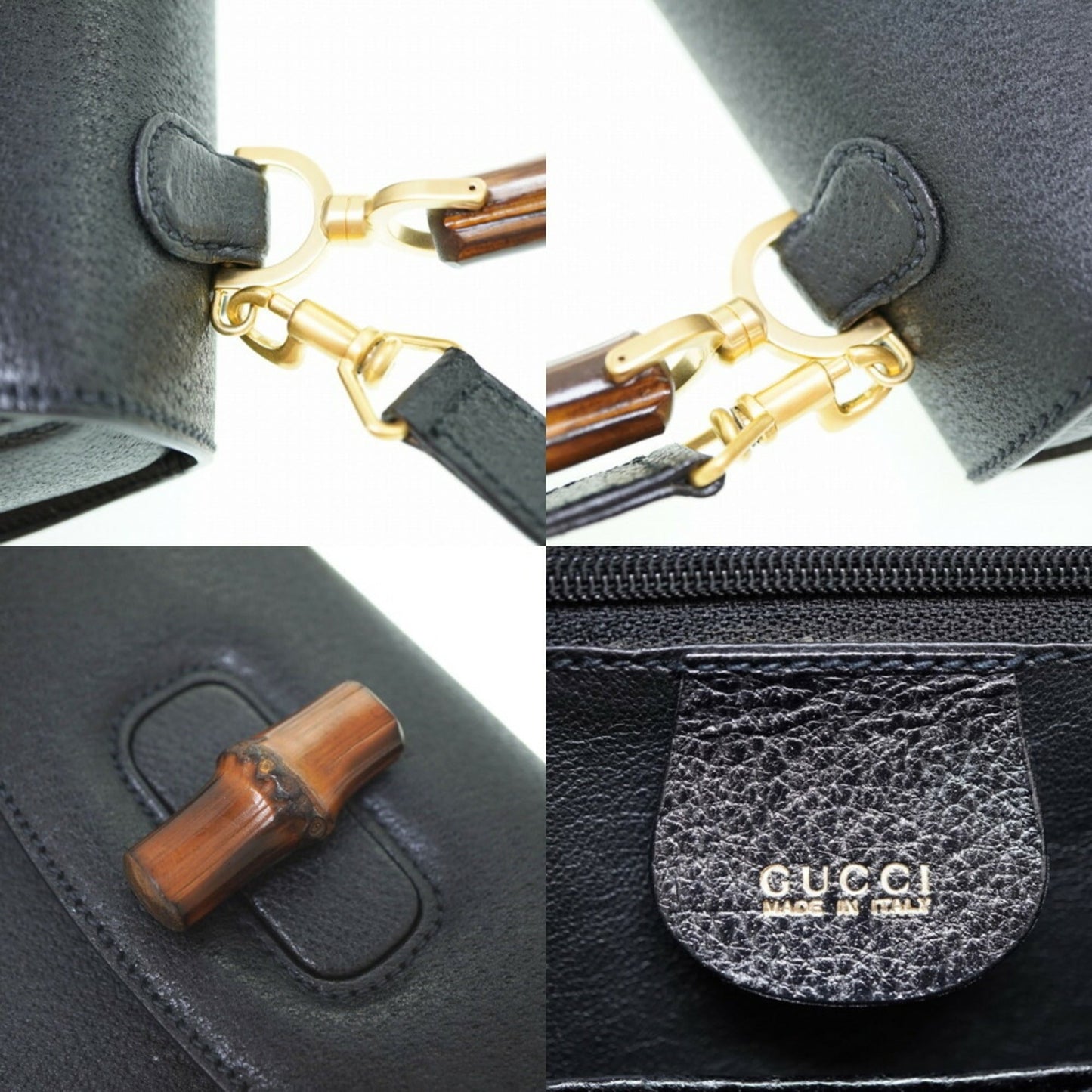 Gucci Gold Leather Handbag