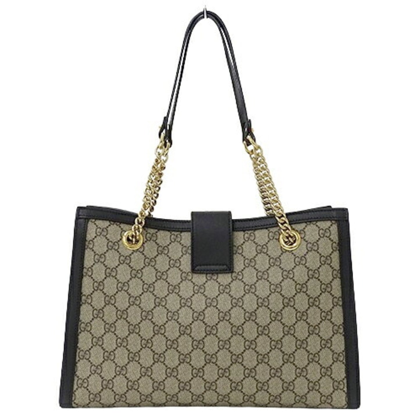 Gucci Beige Black Brown Gg Supreme Shoulder Bag Tote Bag