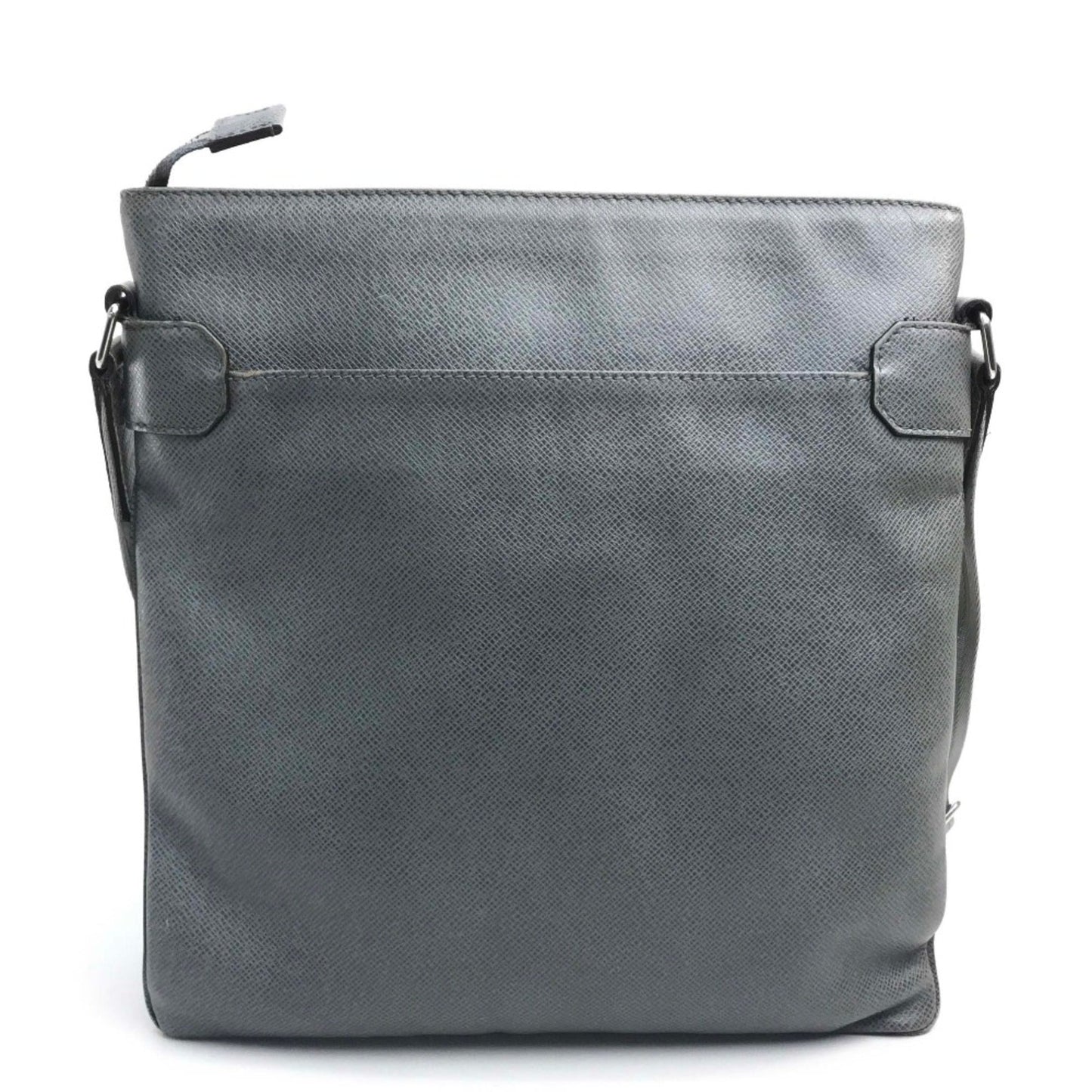 Louis Vuitton Gray Leather Shoulder Bag