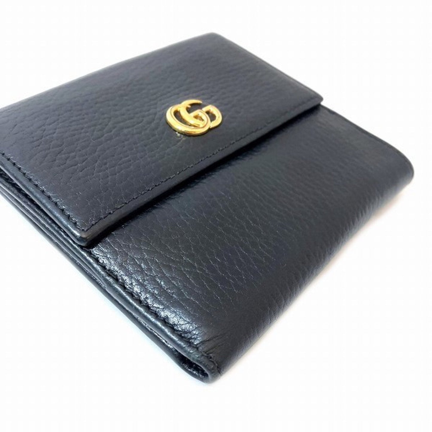 Gucci Black Leather Wallet (Bi-Fold)