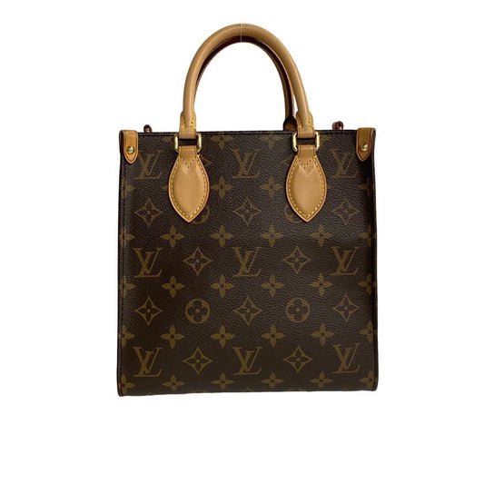 Louis Vuitton Brown Leather Pvc Handbag Shoulder Bag ()
