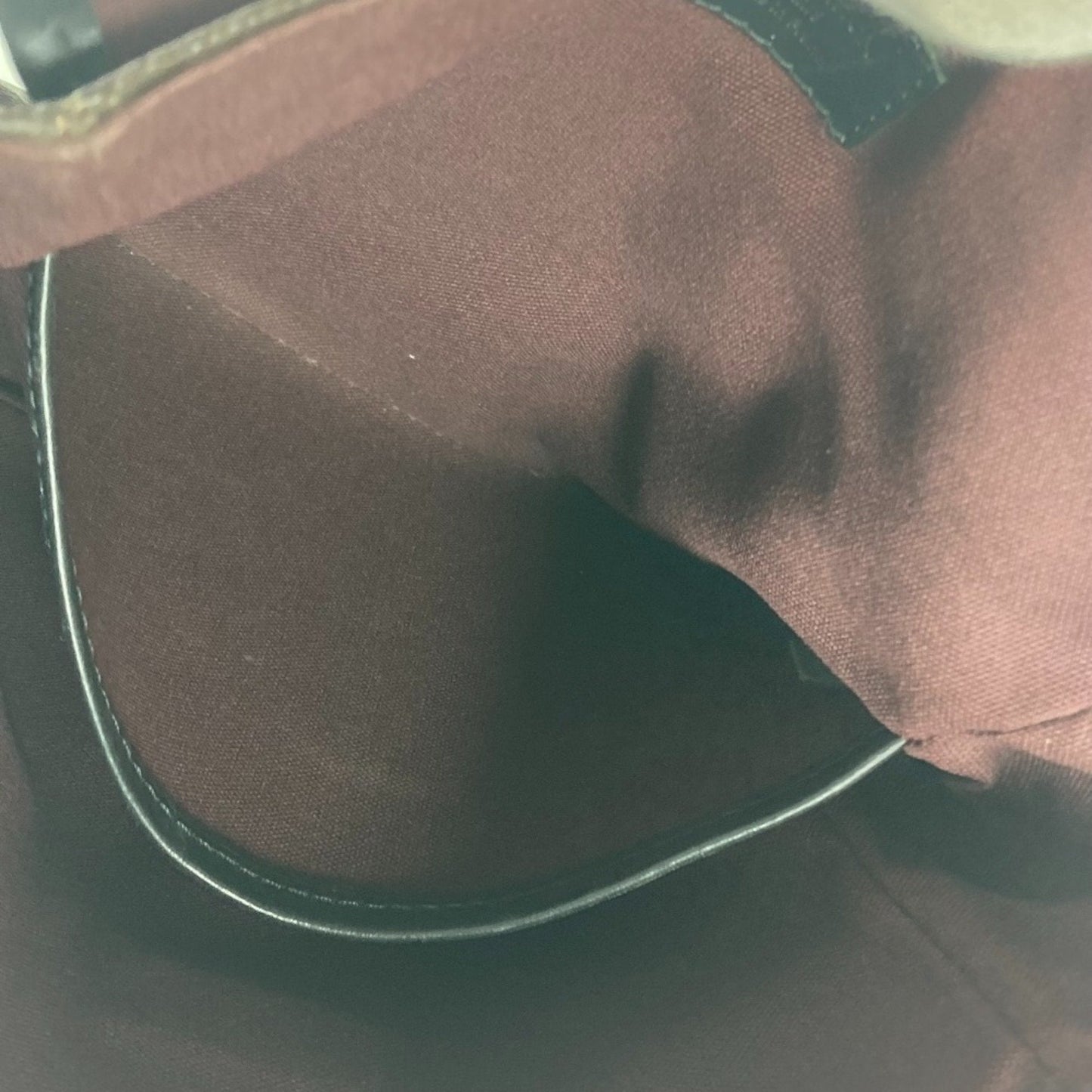 Louis Vuitton Black Brown Canvas Pochette Shoulder Bag