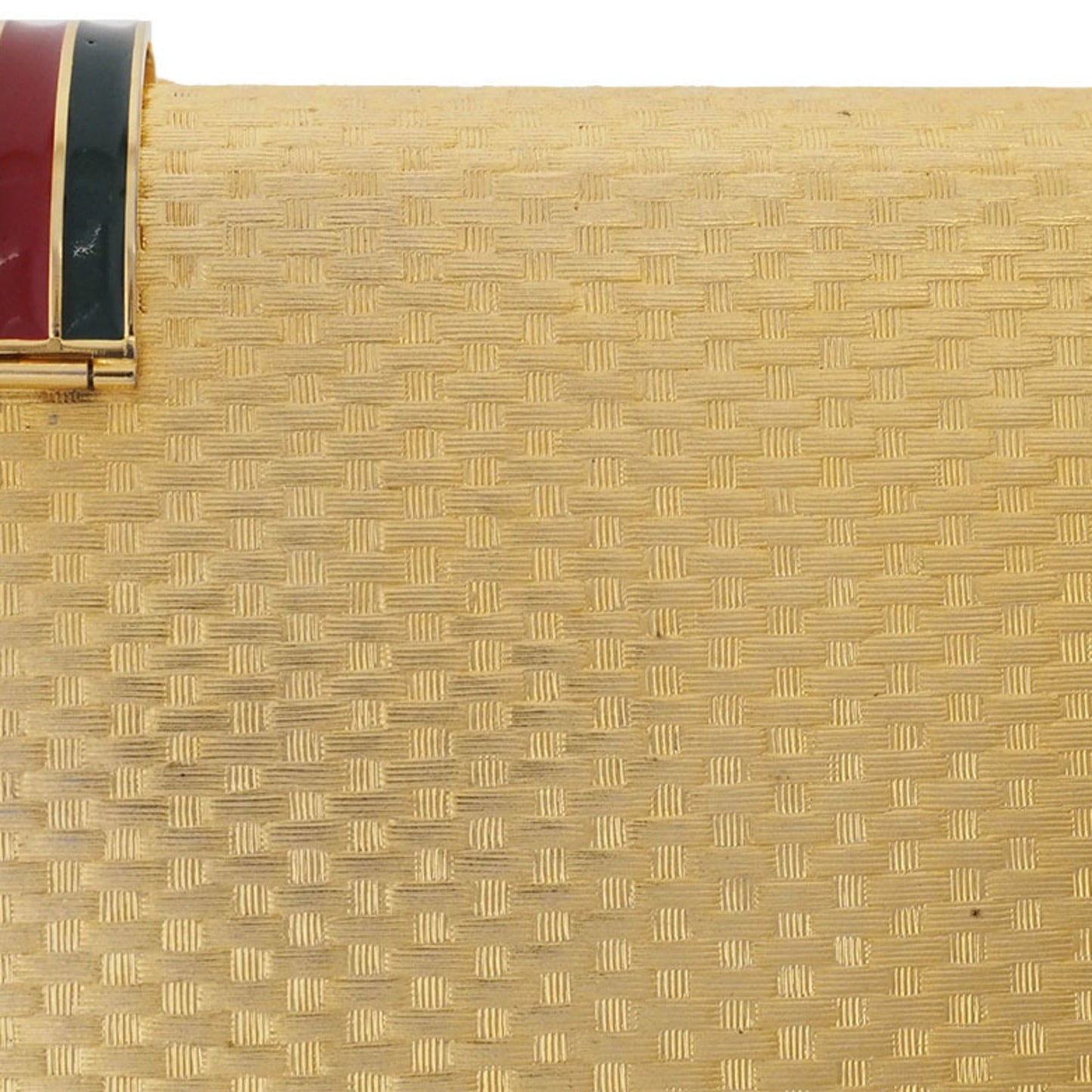 Gucci Gold Metal Clutch Bag