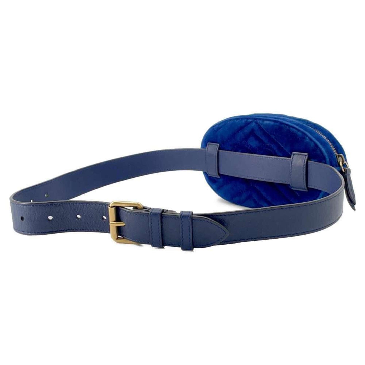 Gucci Blue Leather Sling Bag