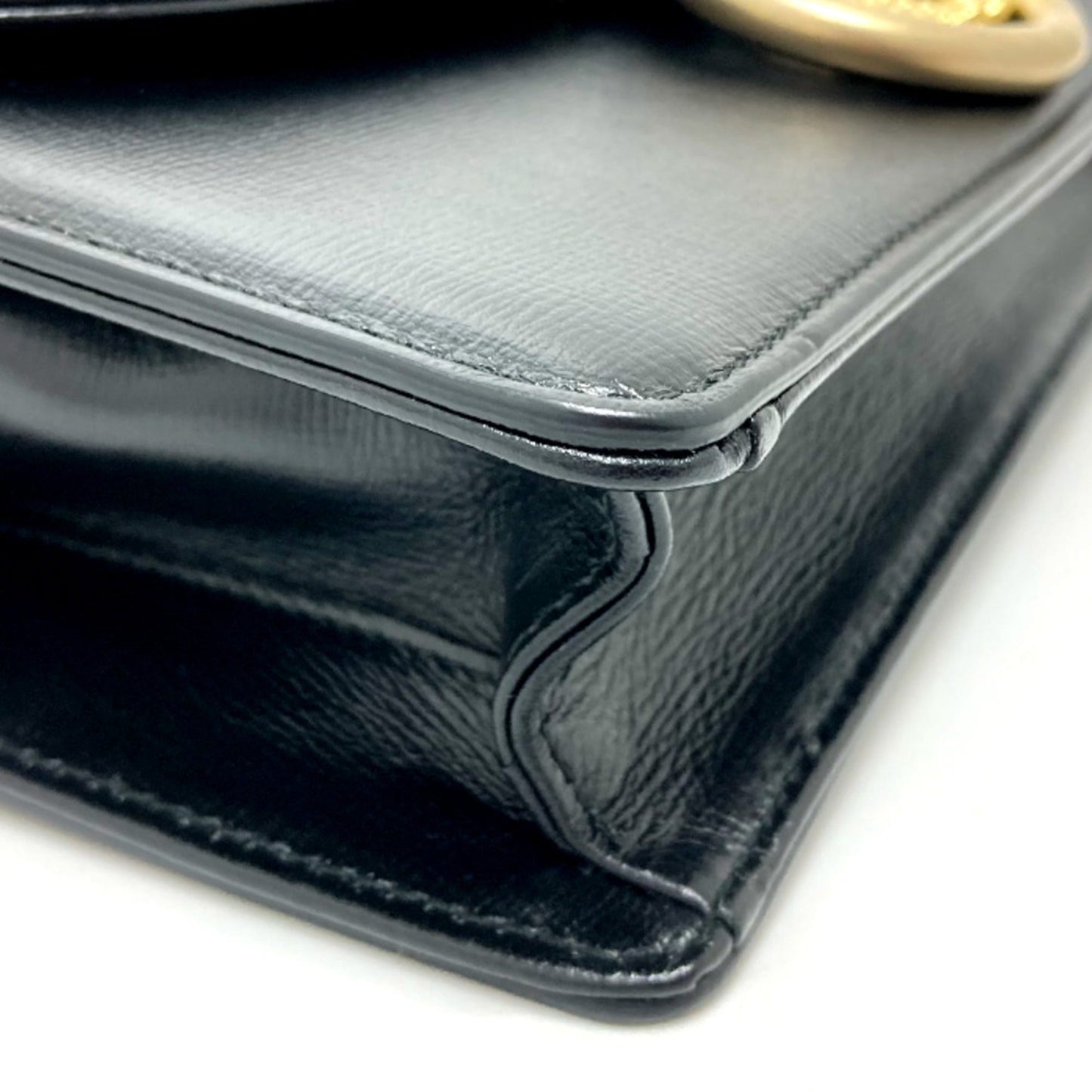 Gucci Black Leather Shoulder Bag