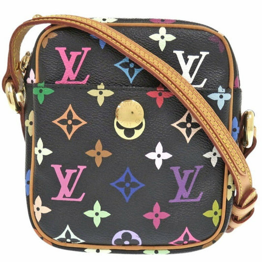 Louis Vuitton Black Noir Monogram Multicolore Shoulder Bag ()